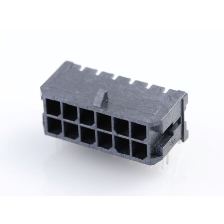 Molex Rectangular Power Connector, 12 Contact(S), Male, Surface Mount Terminal, Receptacle 430451206